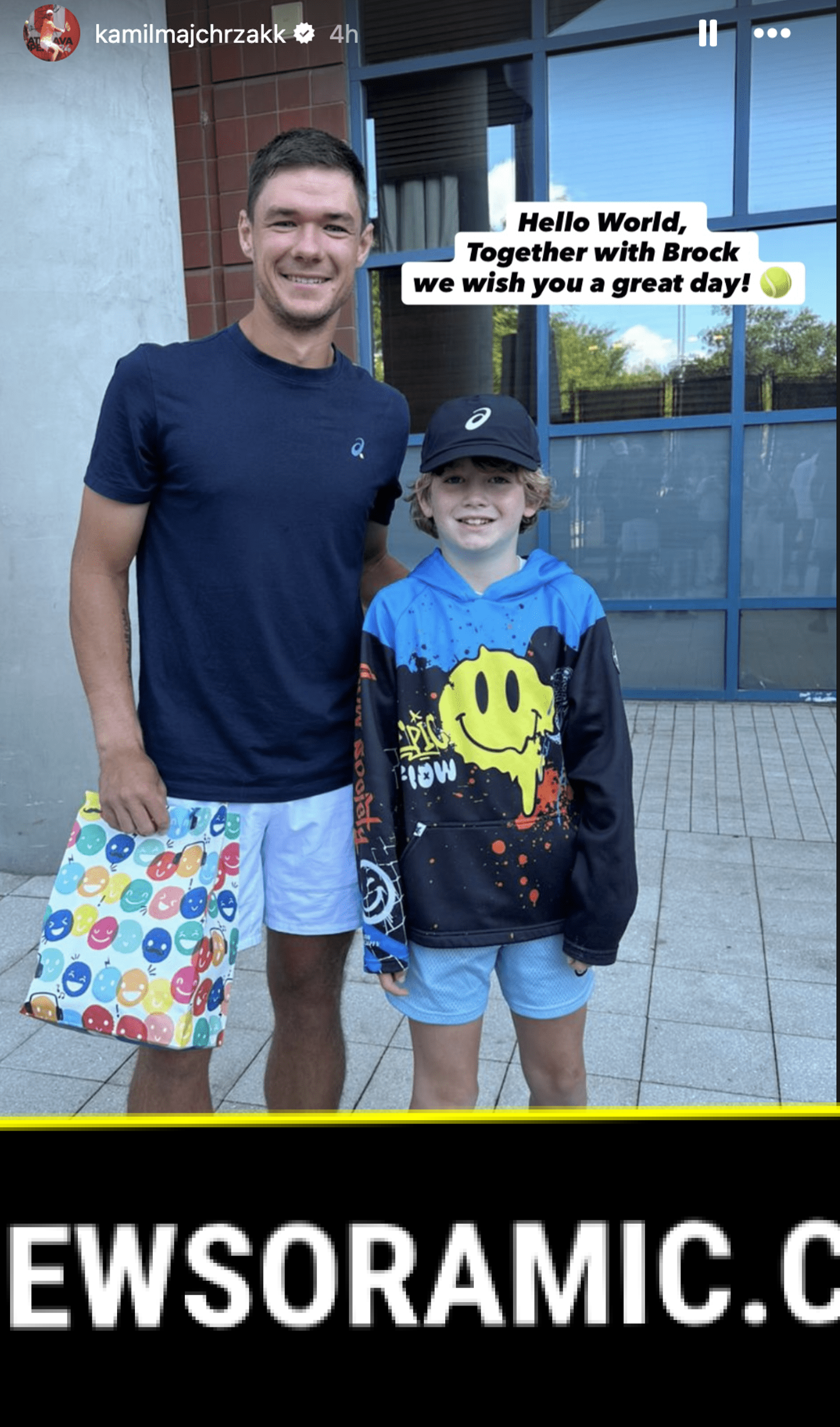 CEO apologizes for snatching a hat Kamil Majchrzak signed for a child at U.S. Open