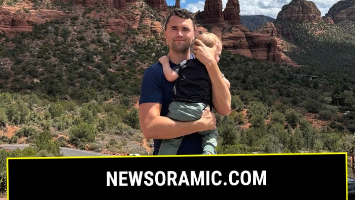 Charlie Kirk and son