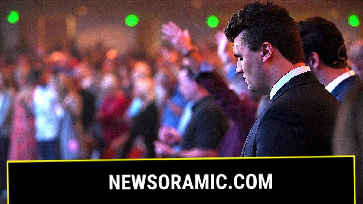 Charlie Kirk praying