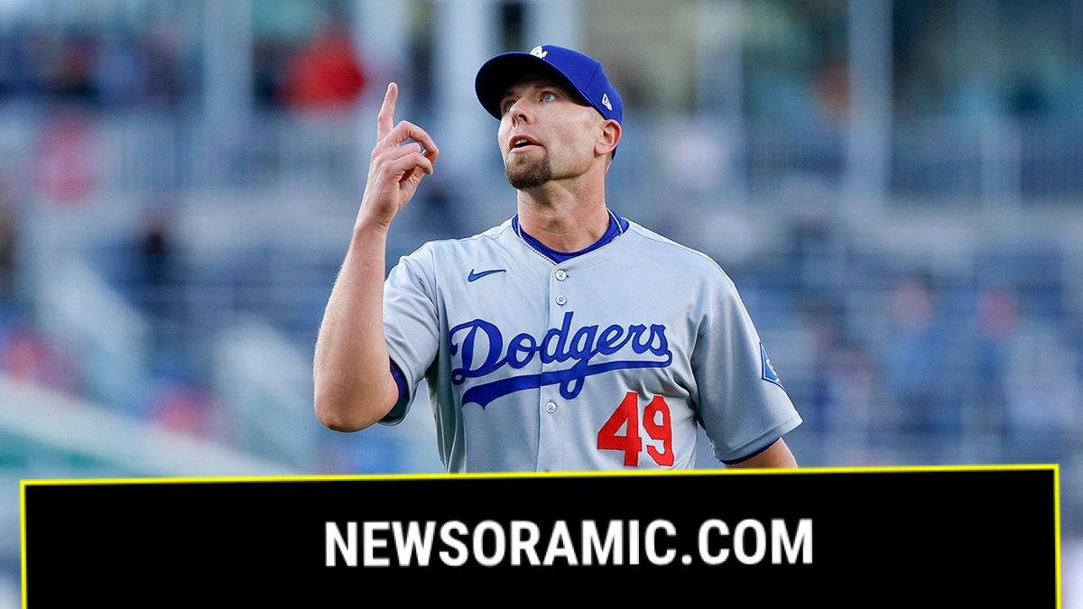 Blake Treinen celebrates