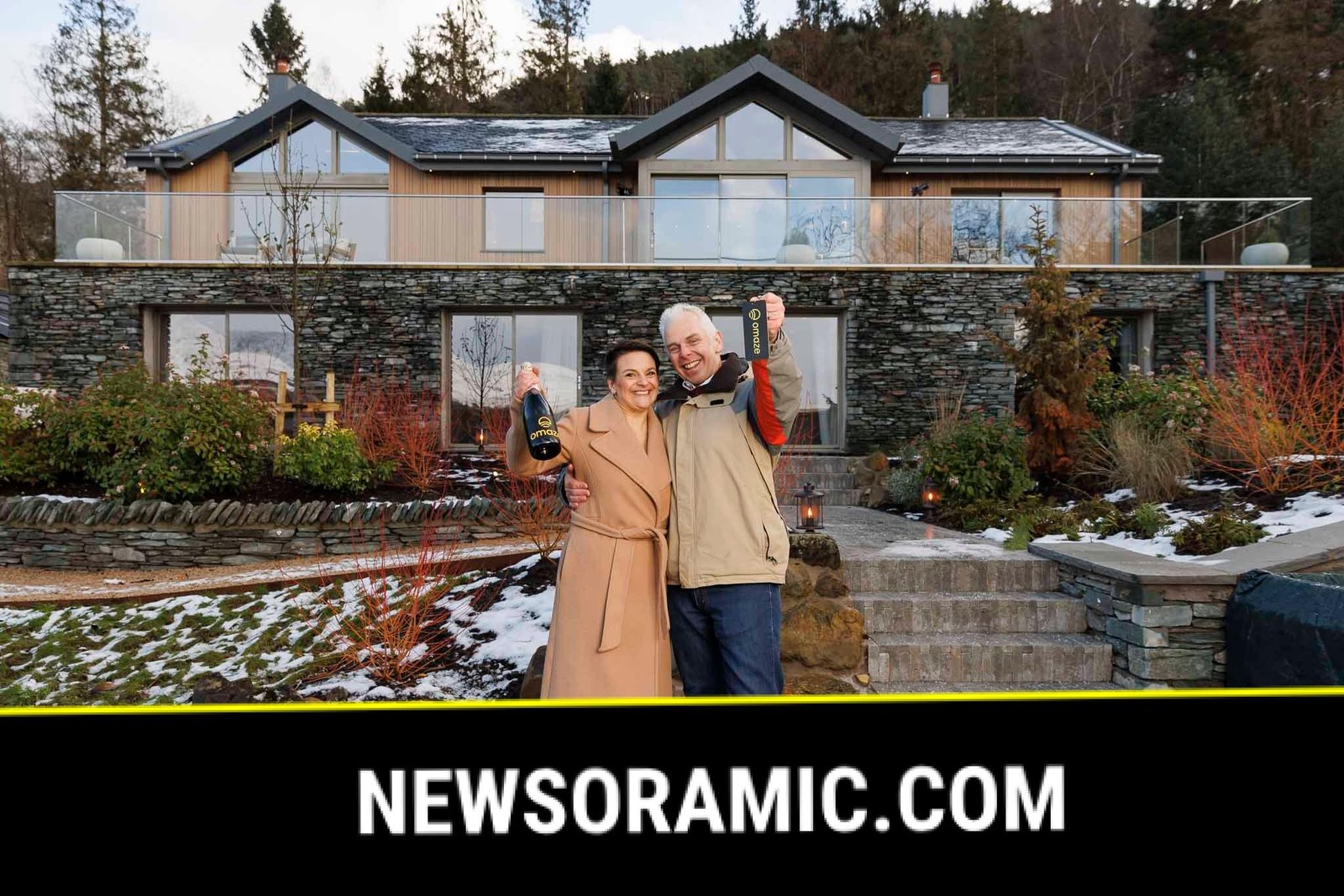 Hannah & Rupert Drury won a house in the Lake District via the Omaze Million Pound House Draw