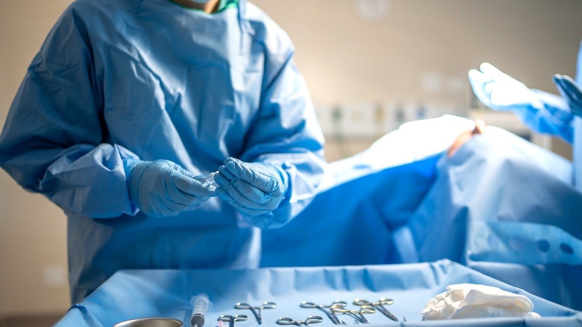 Hospital surgery scene