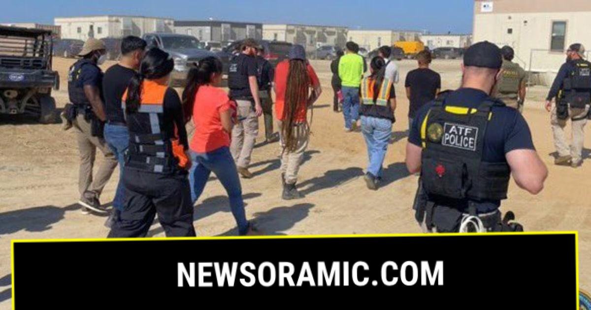 Hundreds of South Korean nationals detained in largest single-site immigration raid