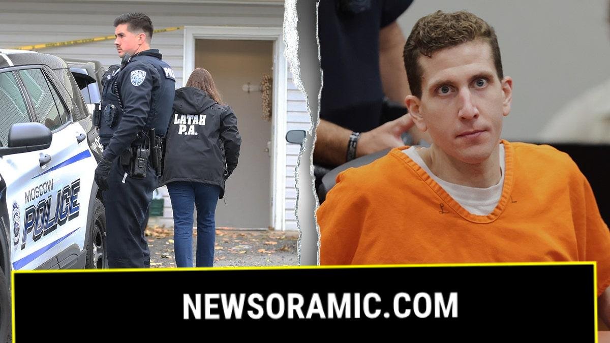 Bryan Kohberger in court alongside investigators.