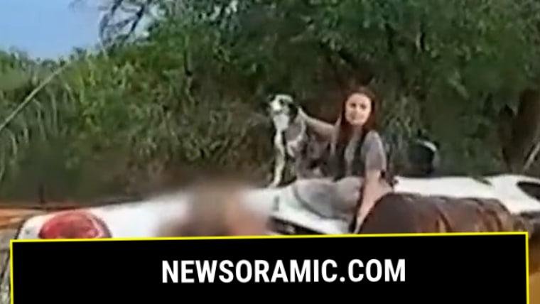 New Mexico police rescue family from flash flood