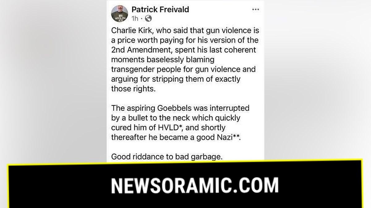 Facebook post by New York teacher mocking Charlie Kirk assassination