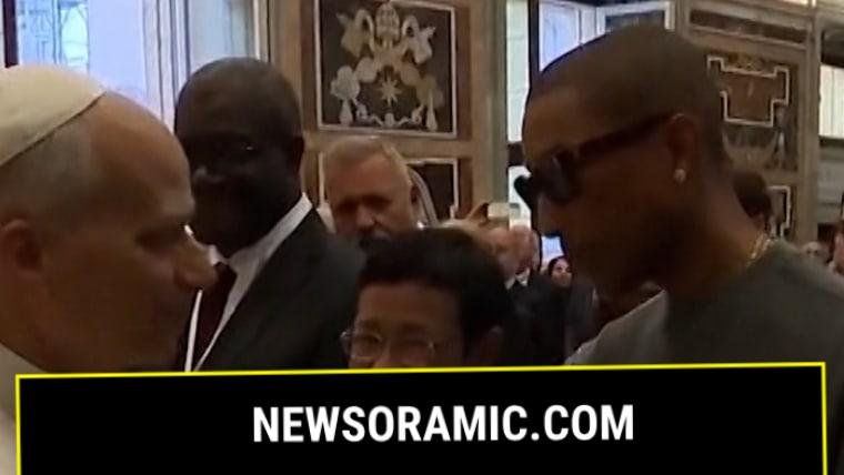Pharrell Williams joins Pope Leo at Vatican peace event