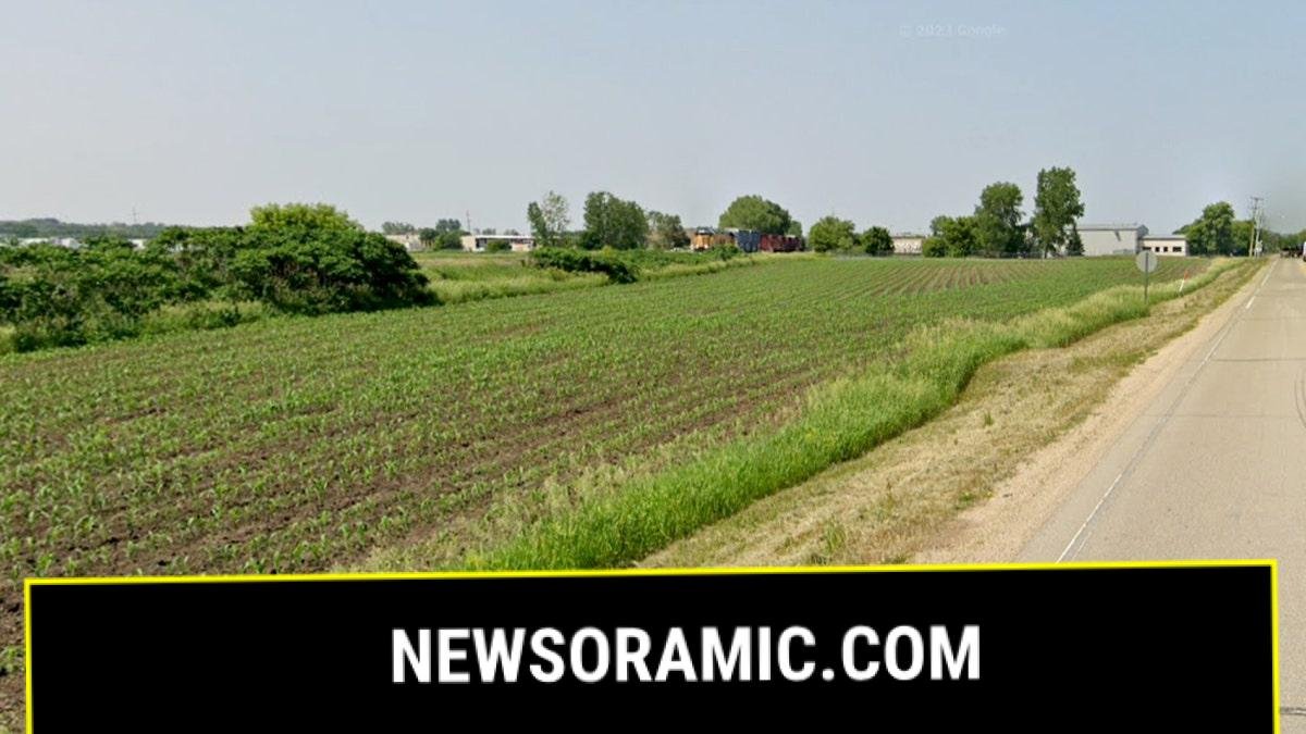 Area of the aircraft crash