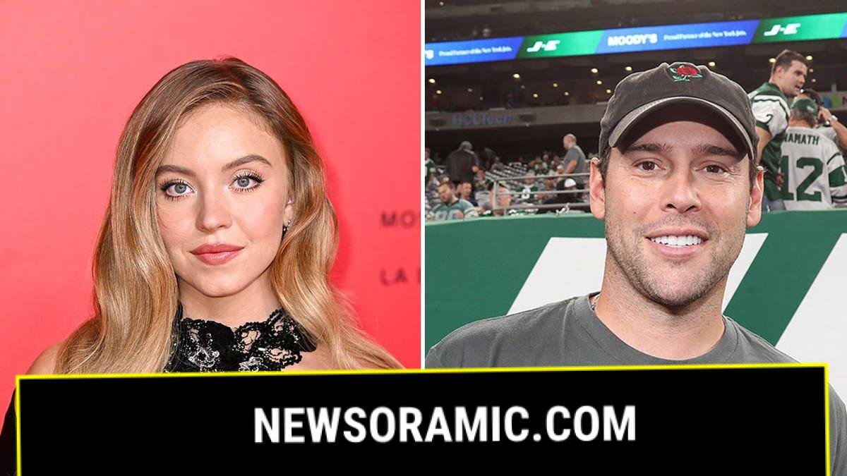Sydney Sweeney and Scooter Braun split image