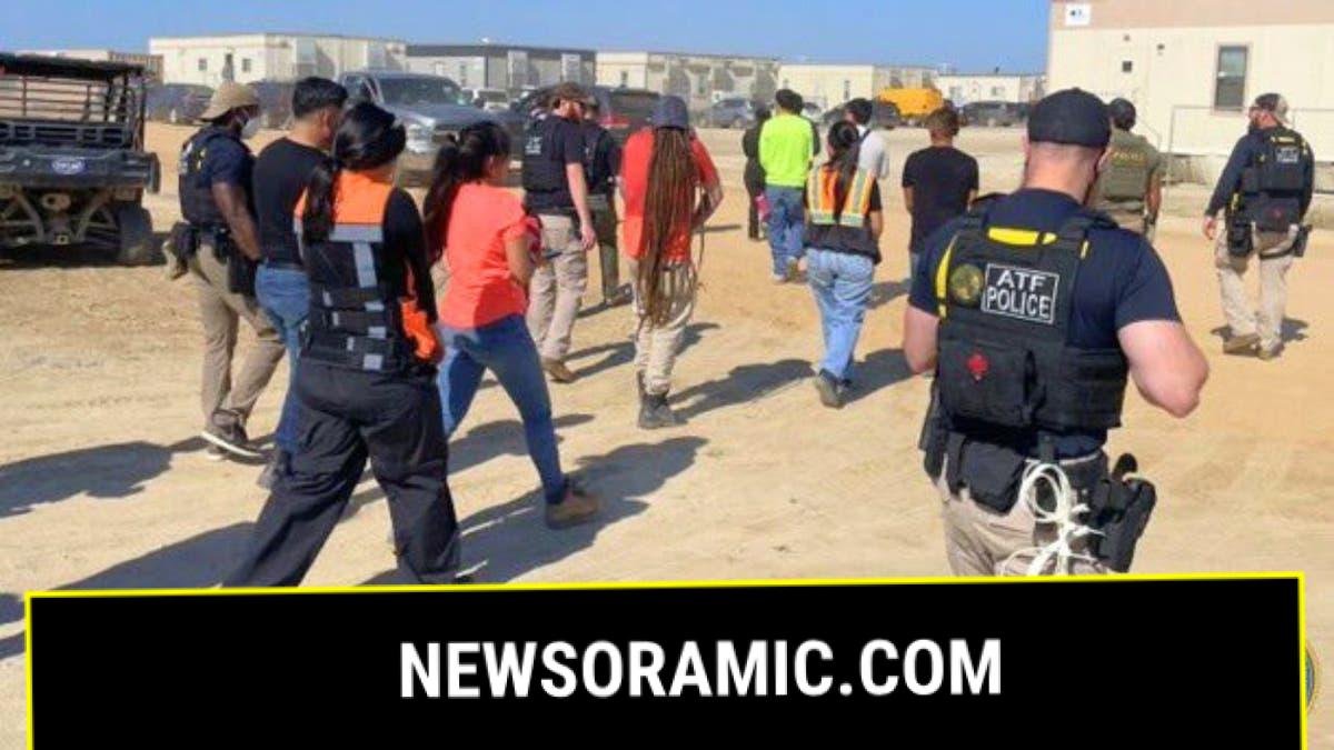 Workers escorted Hyundai raid Georgia