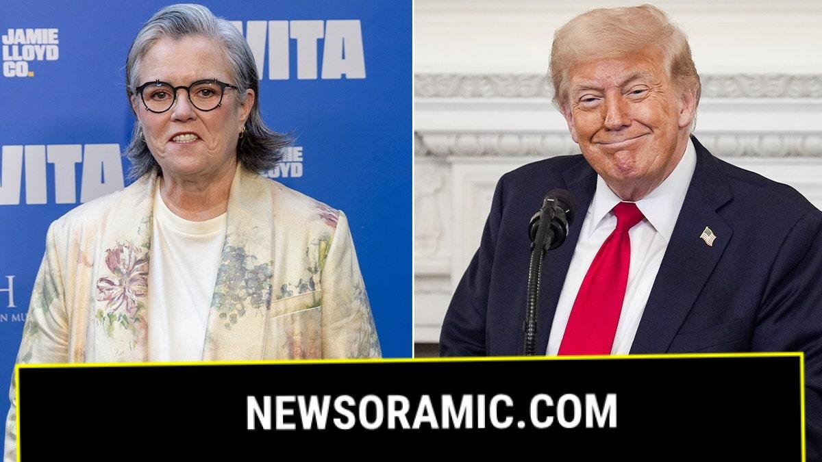 Rosie O'Donnell and President Trump split.