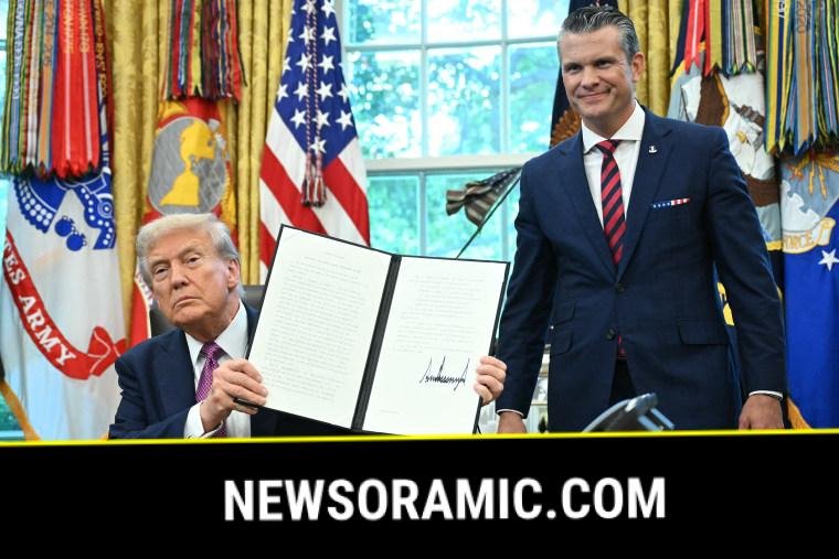 pete hegseth donald trump politics political politician department of war
