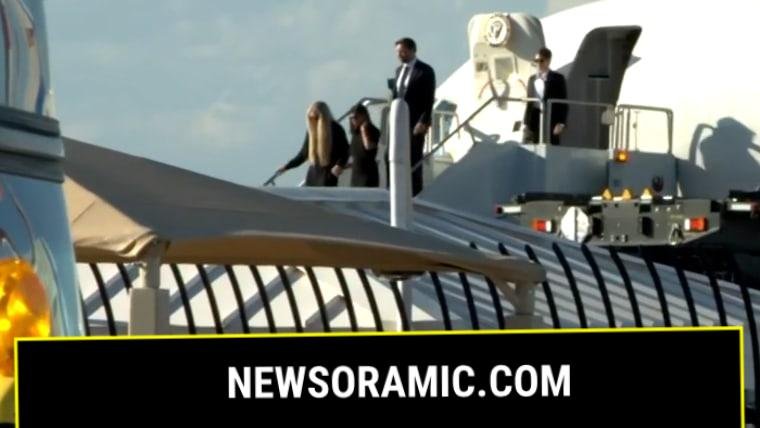 Vice President JD Vance arrives in Arizona with Charlie Kirk's casket