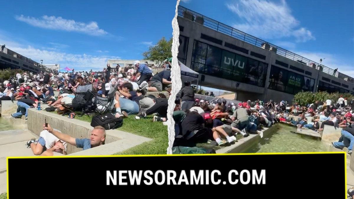 Utah Valley University shooting scene