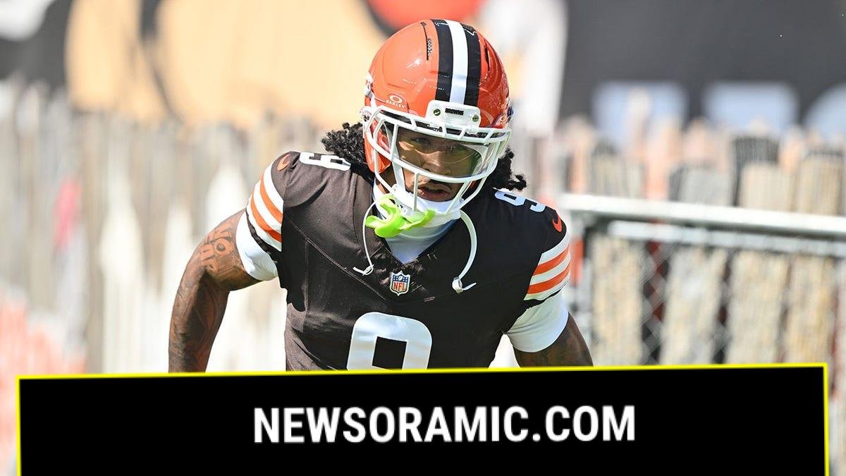 Grant Delpit jogs out of the tunnel