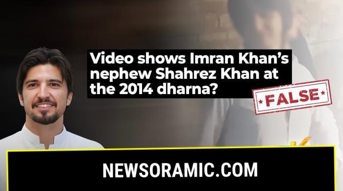 Fact-Check: No, video does not show Imran Khan's nephew Shahrez Khan at the 2014 dharna